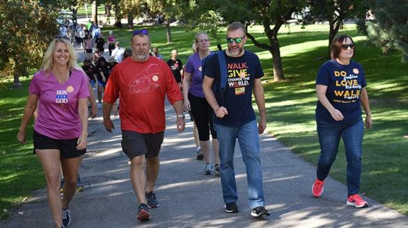 Warm Heart volunteers at the 2022 crop walk