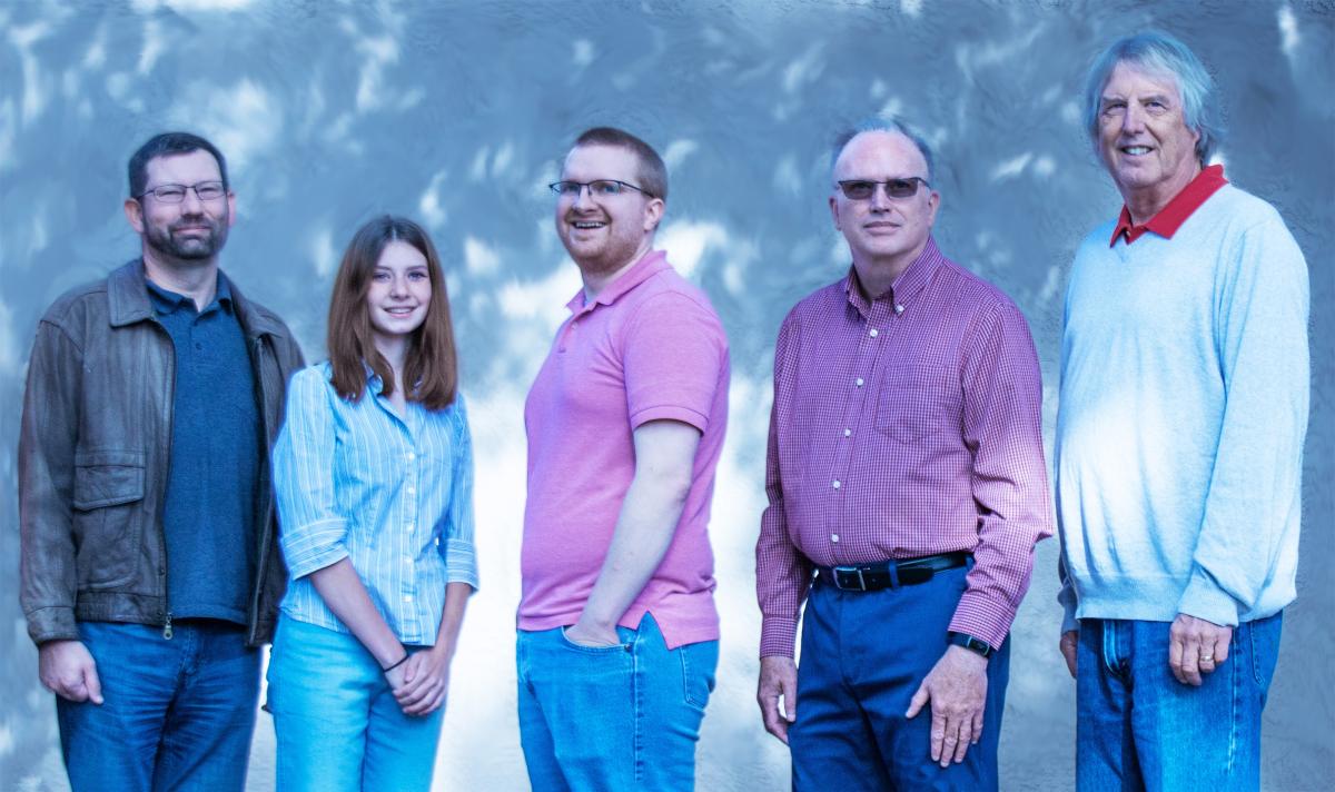 Photo of media team members