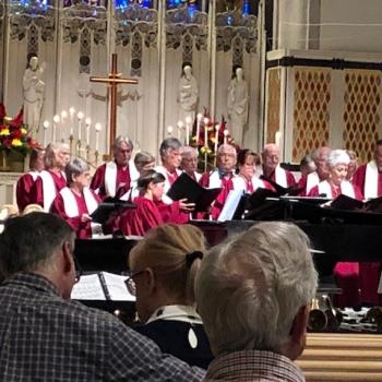 Celebration Choir performing at the Cathedral of the Rockies