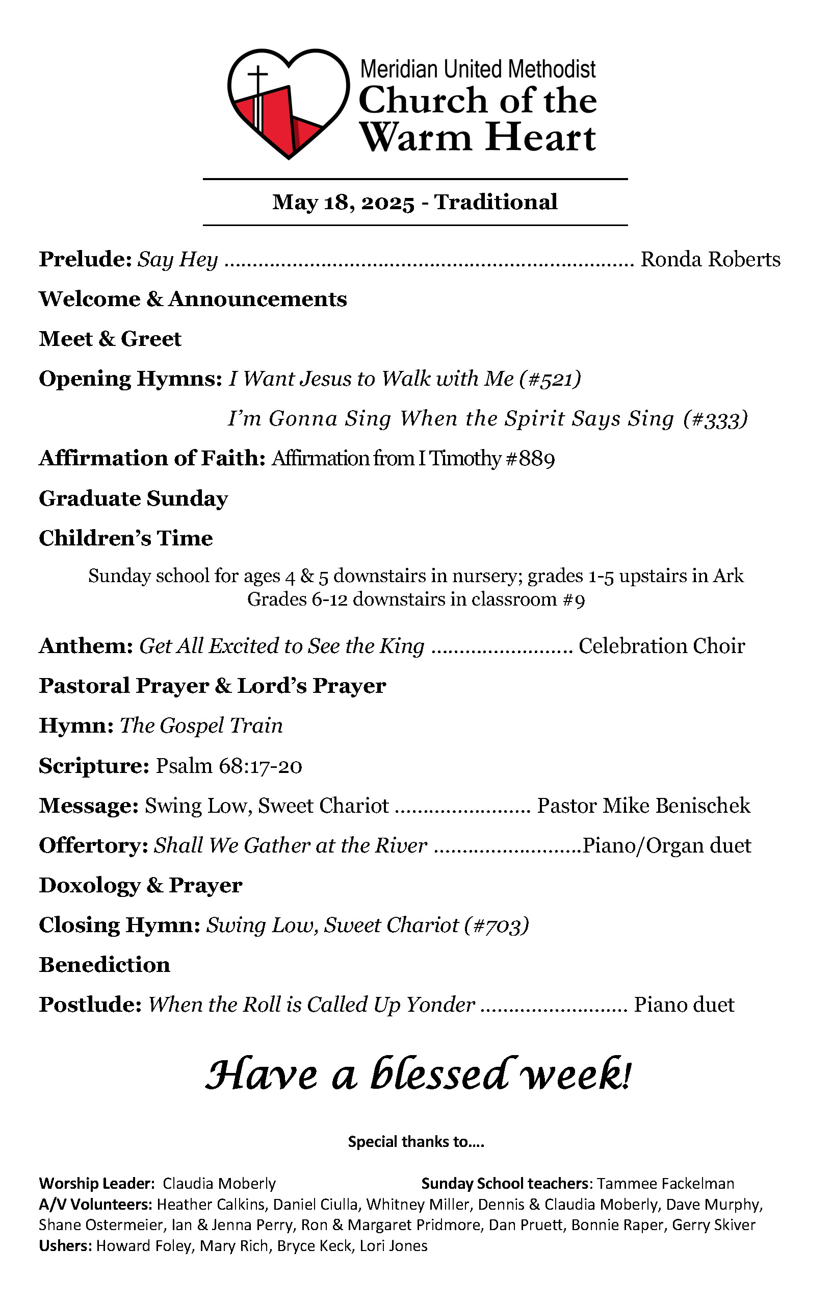 Bulletin Page 1