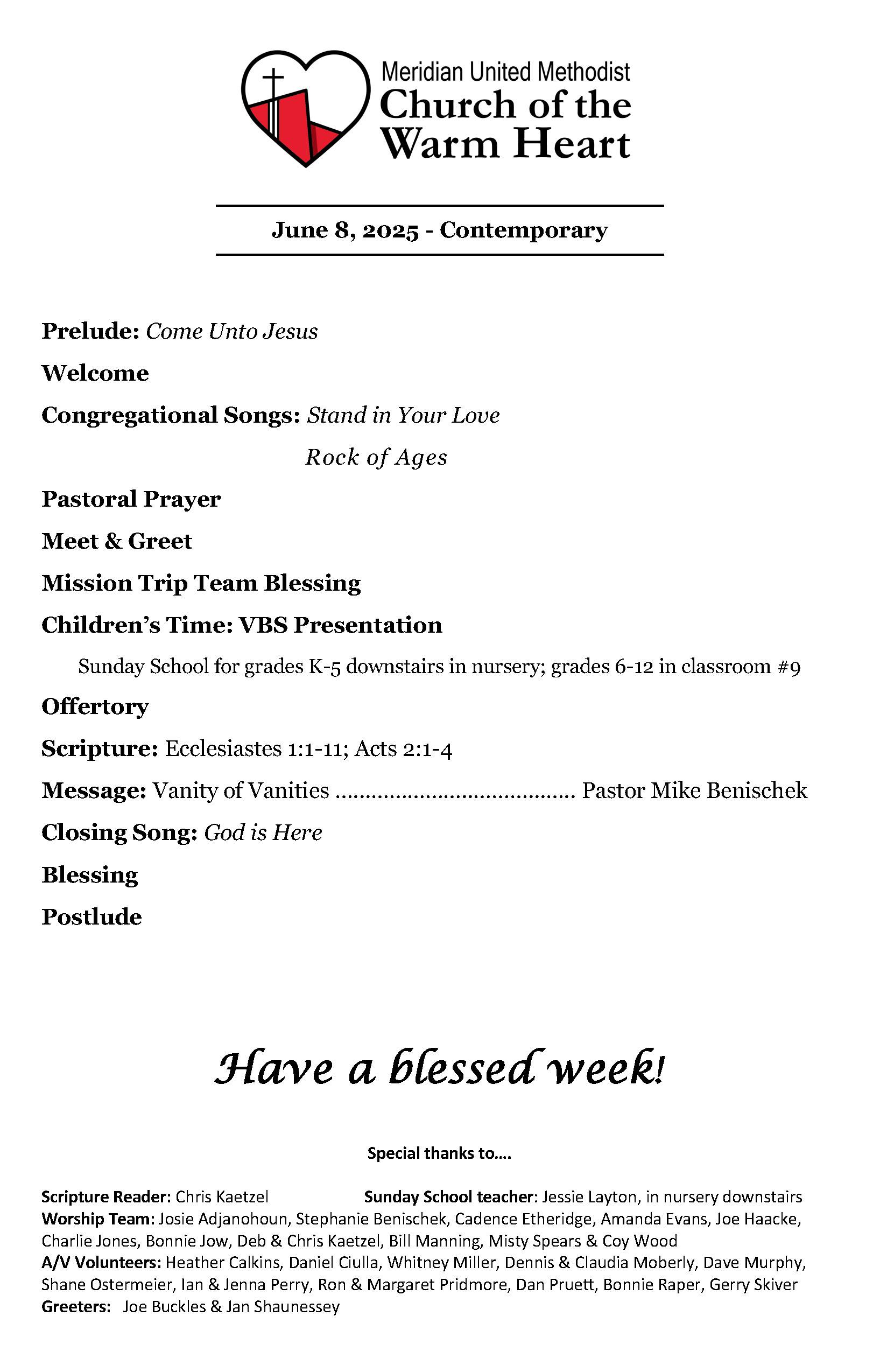 Bulletin Page 2