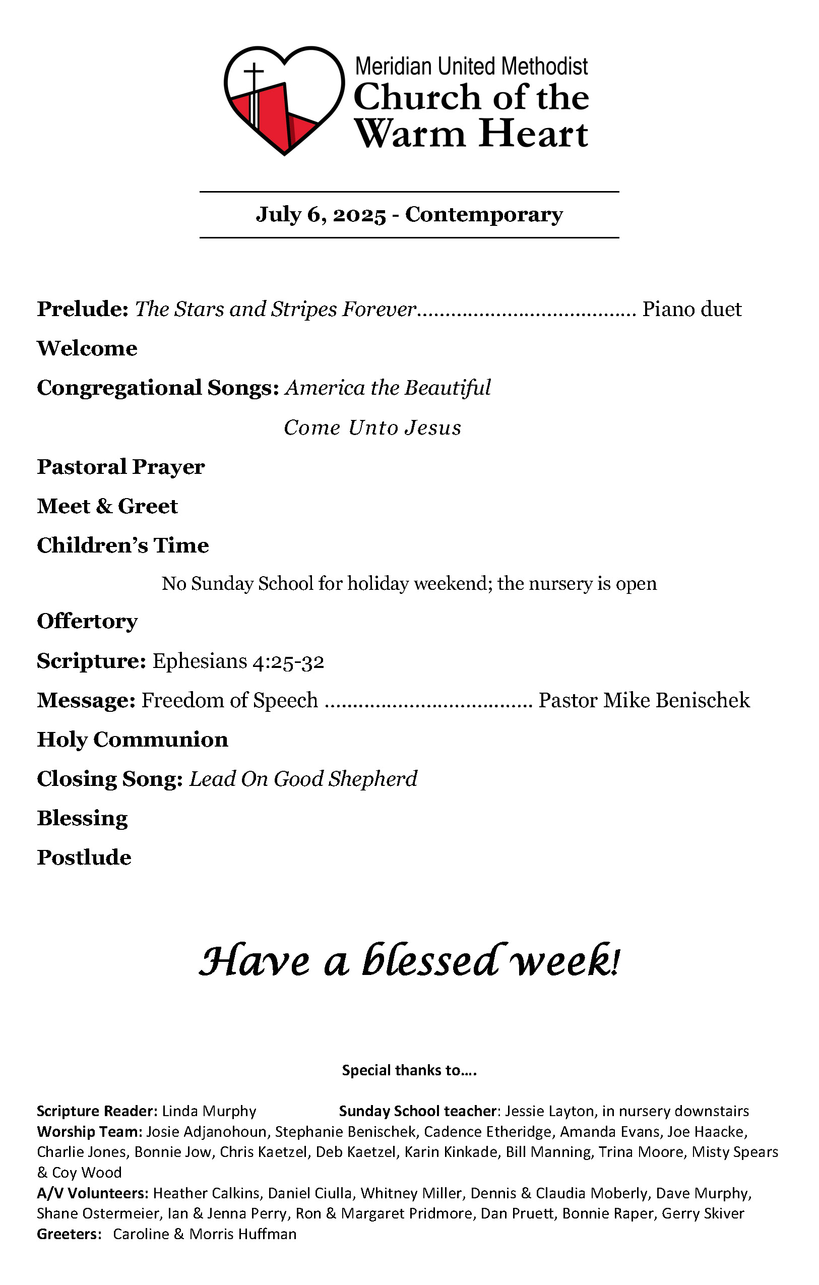 Bulletin Page 2