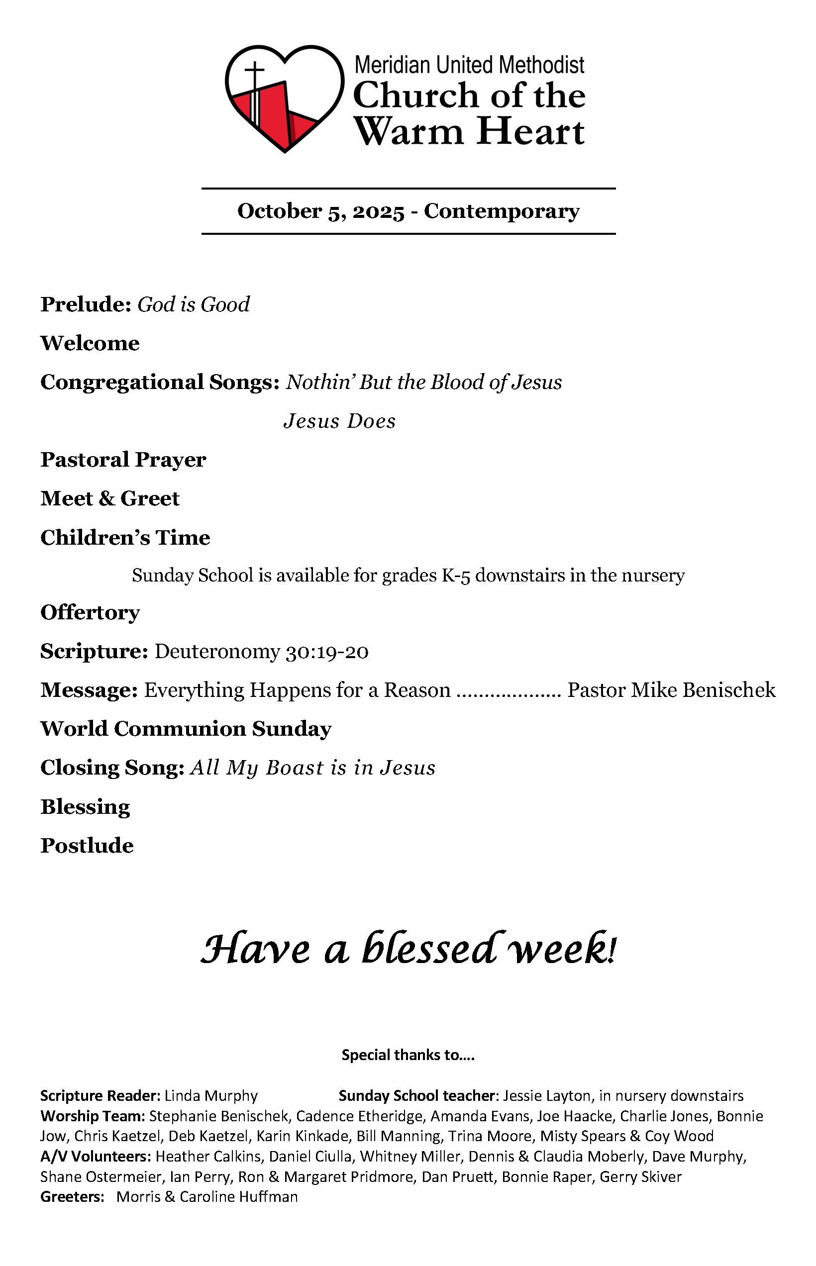Bulletin Page 2
